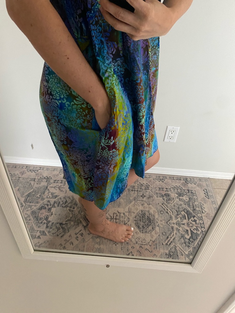 Vibrant Multicolor Racerback Dress - Picture 3 of 4